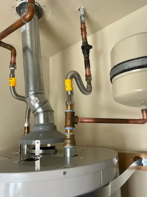 Water heater installation and plumbing repair in Martindale